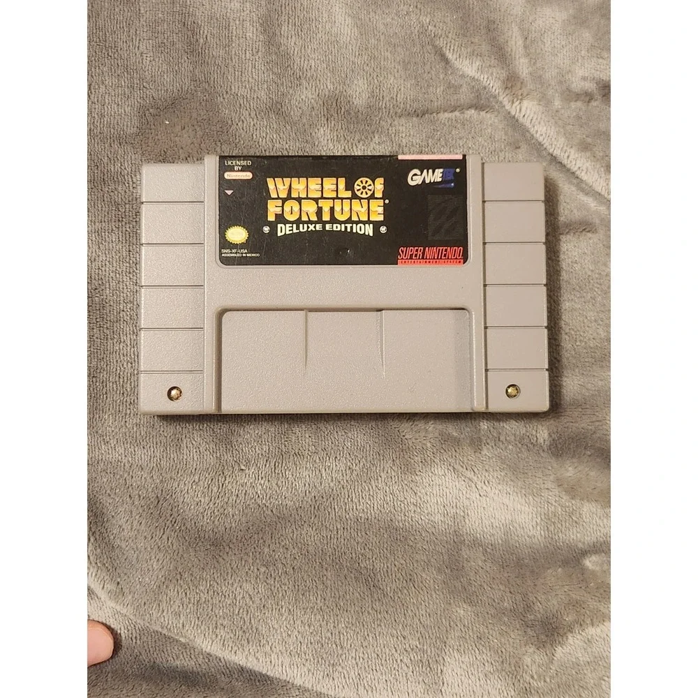 Wheel of Fortune -- Deluxe Edition (Super Nintendo Entertainment System, 1993)